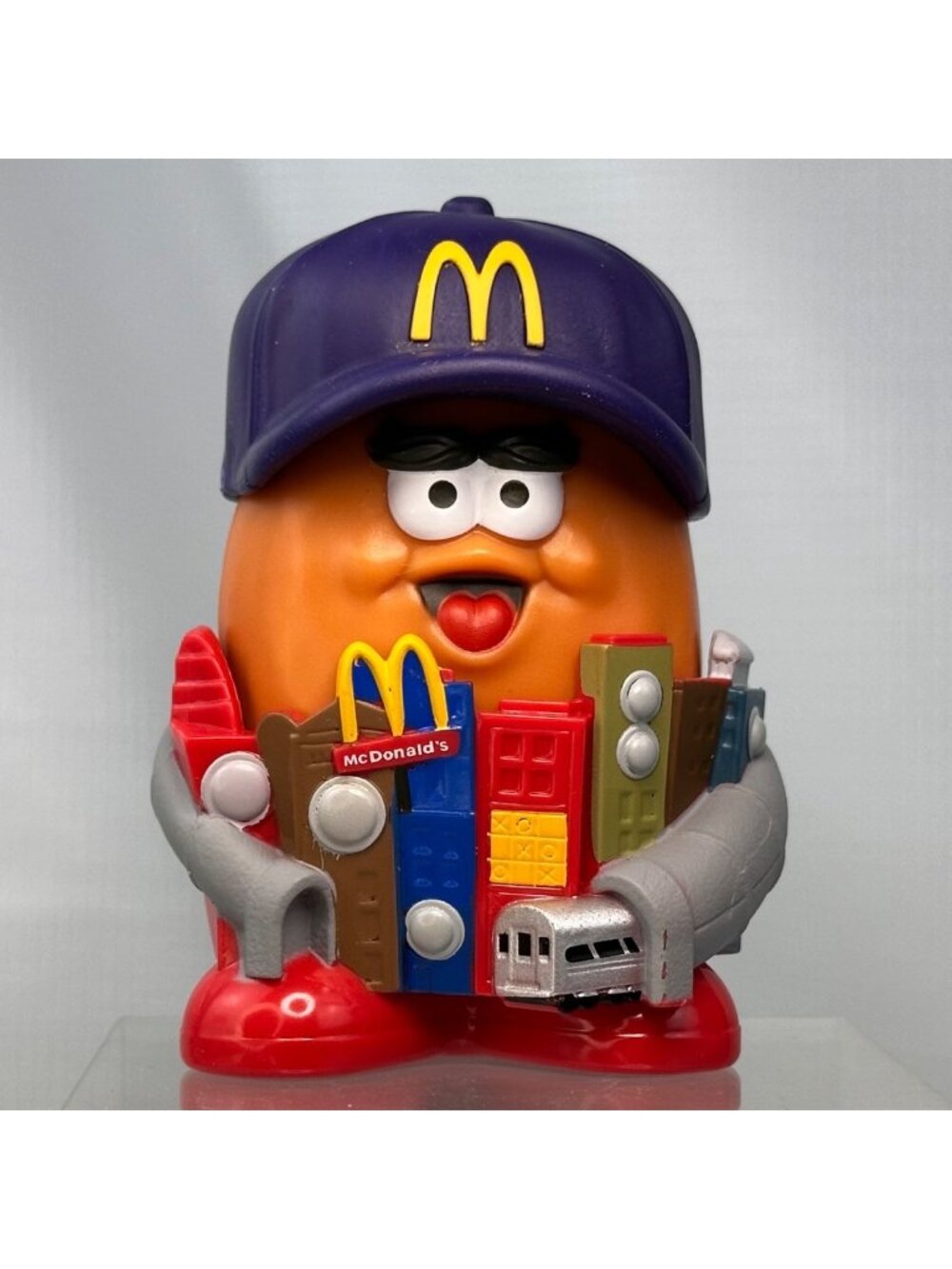 McDonalds Uptown Moe Nugget Buddy Toy With Card - 2000s Collectible Figure